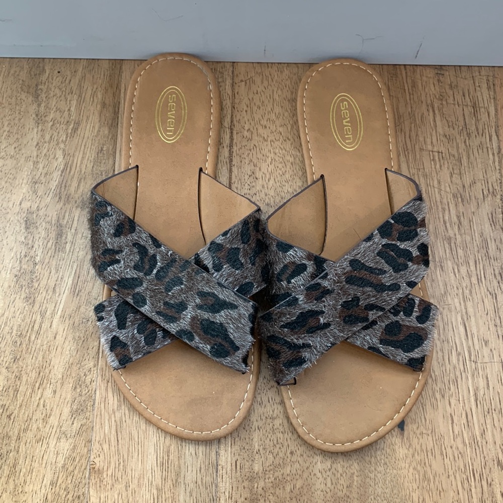 Leopard sandals